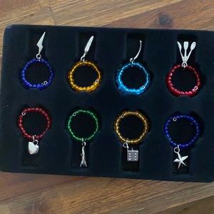 Mikaya wine/stemware charms